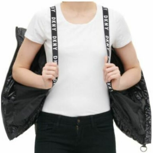 DKNY Women's Sports High Shine Puffer Jacket NWT - Picture 4 of 5